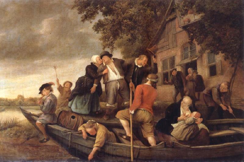 Jan Steen The Merry  Homecoming France oil painting art